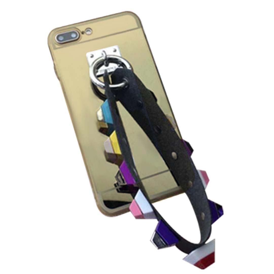 NNEAGS Luxury Fashionable Slim Durable Gold Mirror Back iPhone Case 7