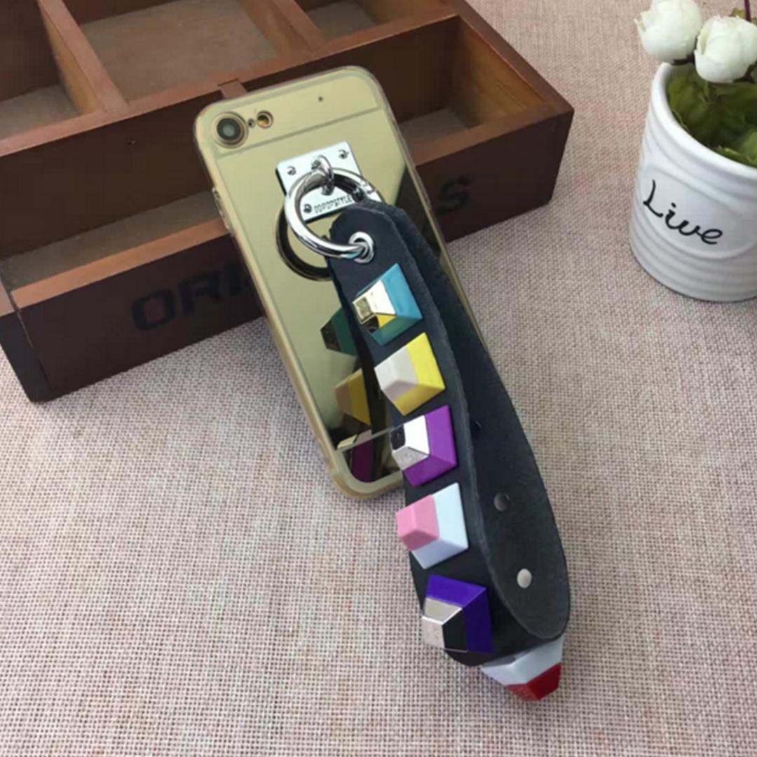 NNEAGS Luxury Fashionable Slim Durable Gold Mirror Back iPhone Case 7