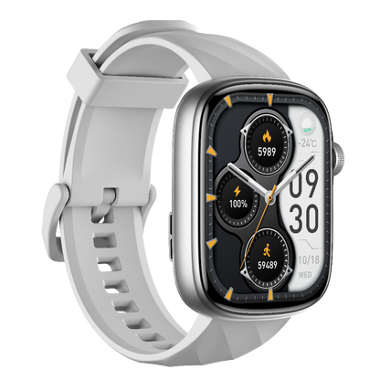 Smart Watch for Women, 1.95'' AMOLED Ultra-Clear Screen Activity Trackers with Heart Rate/Sleep/SpO2 Monitor, Smartwatch for iPhone/Samsung/Android