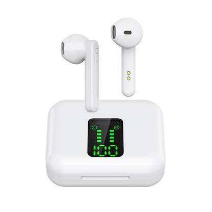 NNEDSZ Wireless Bluetooth Earphones With Charging Box & Led Display