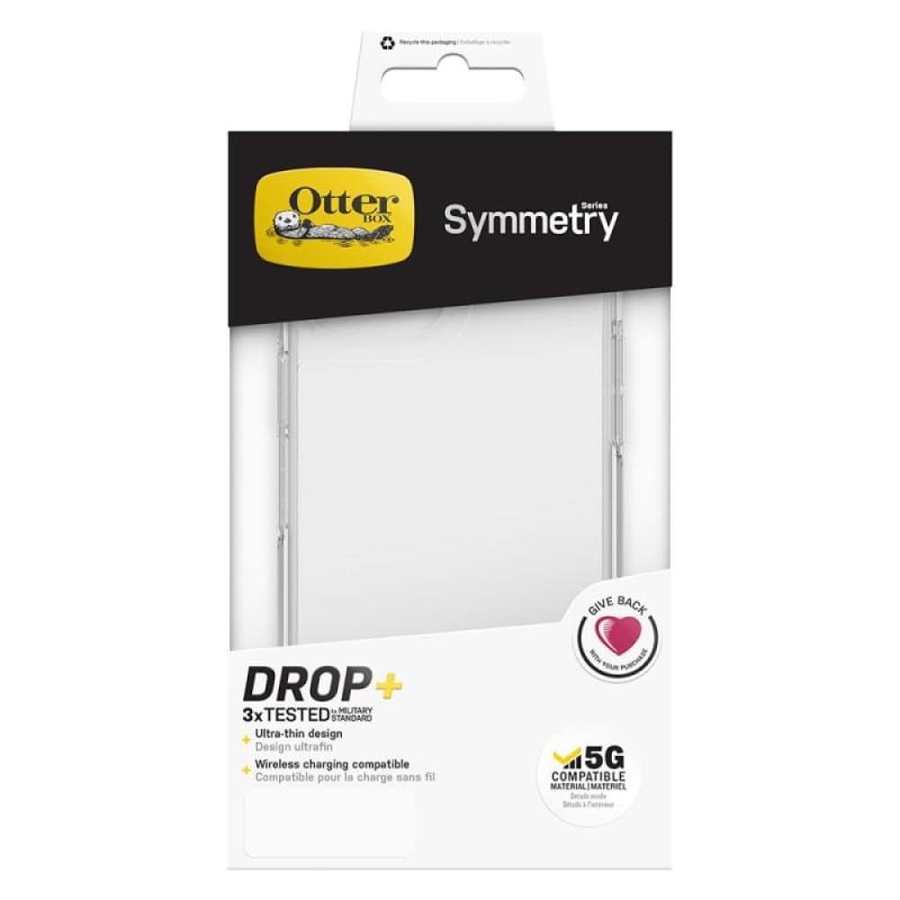 NNEDSZ Otterbox Symmetry Case for Iphone 12 Pro Max 6.7" - Clear