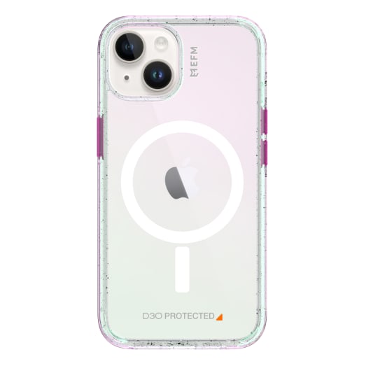 NNEDSZ EFM Aspen Case Armour with MagSafe D3O Crystalex For iPhone 14 Plus (6.7") - Glitter Pearl